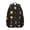Sun and Moon, variant on Bat and Skull Gothic Pattern Backpack for School, Cute School Bag with Adjustable Shoulder Straps and Padded Back, 15.3"x11"x7.1"