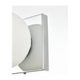 thumbnail image 4 of Living District Jaylin 2-Light Iron & Glass Bath Sconce in Chrome/Frosted White, 4 of 5