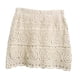 thumbnail image 5 of Falda de ganchillo para mujer, ropa cómoda, trajes de moda ahuecados transpirables para playa, 5 of 9