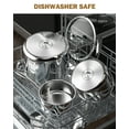 thumbnail image 2 of Cooks Standard Multi-Ply Clad 3 Quart Stainless Steel Saucepan with Glass Lid, Kitchen Induction Cooking Sauce Pot Pan, Dishwasher & Oven Safe, Compatible with All Cooktops, 2 of 7
