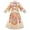 Beige, variant on Toddler Girls Chunjie Coat Tops for Chinese Calendar New Year Quilted Lined Warm Dresses Skirts Embroidery Tang Suit Performance