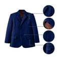 thumbnail image 6 of ETHAN Trajes De NiñOs Elegantes Cheap Suits 5 Piece Slim Fit Set for Wedding Young Men Size 20, 6 of 8