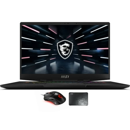 MSI Stealth GS77 Gaming/Entertainment Laptop (Intel i9-12900H 14-Core, 17.3in 144Hz Full HD (1920x1080), NVIDIA GeForce RTX 3060, Win 11 Pro) with Clutch GM08 , Pad