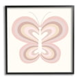 thumbnail image 4 of Stupell Industries Kids' Pink Butterfly Illustration Striped Rainbow Wings Graphic Art Black Framed Art Print Wall Art, 17x30, by Daphne Polselli, 4 of 5