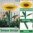 thumbnail image 7 of BiFandian Outdoor Sunflower Bird Feeder, Sunflower Shaped Bird Bath with Stake, Sunflower Garden Stake Decorations, Bird Feeder Pole for Outdoor Garden Feeding, 7 of 7
