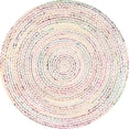 thumbnail image 2 of nuLOOM Hand Braided Tammara Area Rug, 8' Round, Ivory, 2 of 4