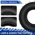 YTBW Two Riding Lawn Mower Garden Tractor Tires 2Pr Max Load 440Lbs