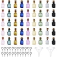 thumbnail image 1 of Hyuetrsa 45 Pcs 2 ml Mini Colored Glass Square Potion Bottles Mini Potion Bottles with Cork Tiny Spell Jars with Corks Stoppers & Funnel & Eye Bolts for DIY Decoration，9 Colors, 1 of 8