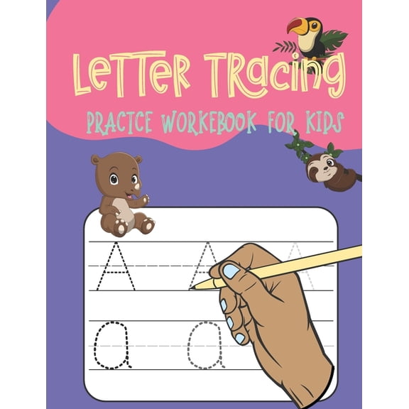 Letter Tracing: Learning To Write Alphabet, Handwriting Activity Book For Preschoolers, Kindergartens, (Paperback)