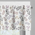 thumbnail image 5 of Ambesonne Botanical Valance & Curtain, Shell Form Doodle Branch, 55"x30", Champagne Multicolor, 5 of 7