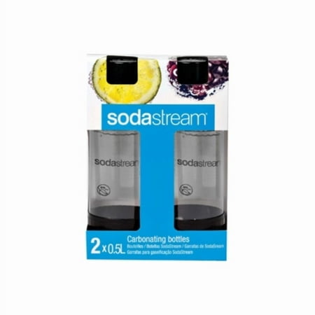 SodaStream 1/2-Liter Carbonating Bottle, Black,