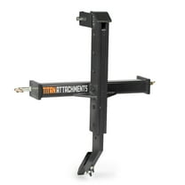 Titan Attachments 3 Point Single Tine Subsoiler Fits Cat 1 Tractors, 8.5"x1.5" Shank Ripper Tooth, Adjustable Ripping Depth, Rip Through Sod and Loosen Compact Soil, One-Pass Water Drain System