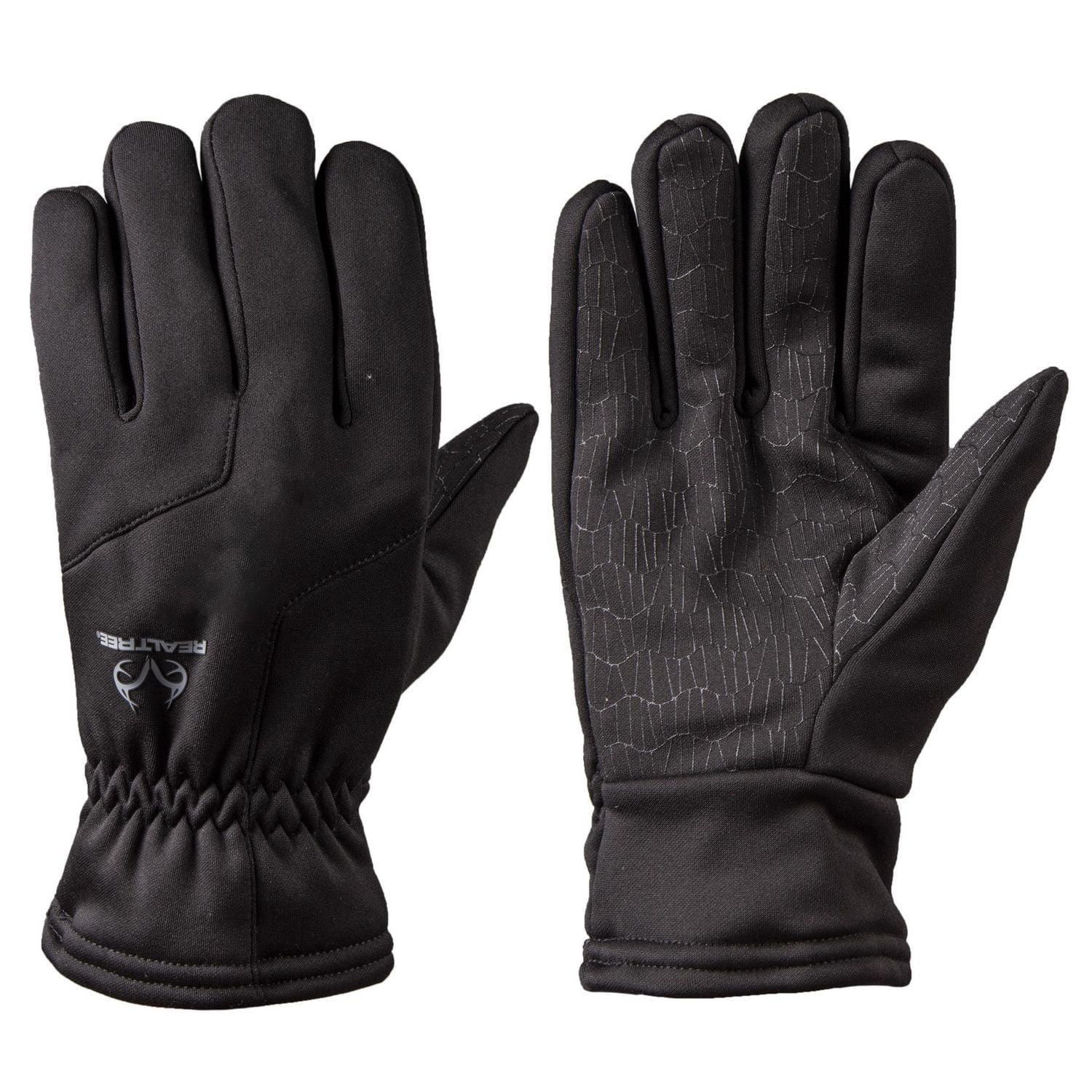 Gants doublés Sherpa de Realtree pour hommes- Noir Tailles M à G/TG