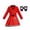 Red, variant on Red Princess Dress Rise of Red Halloween Cosplay Costume Set, Dress and Pants with Gloves, Halloween Cosplay Outfit for Anime Party Dress Up