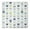 Colorful Arrow Pattern, variant on Blue and Brown Geometric Pattern Square Fitted Tablecloth with Elastic Edge,Square Table Cover,Washable Elastic Table Cover for Home Kitchen Party Decor 34"x34"