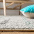 thumbnail image 3 of SAFAVIEH Madison Christabella Overdyed Striped Area Rug, Grey/Blue, 8' x 10', 3 of 9