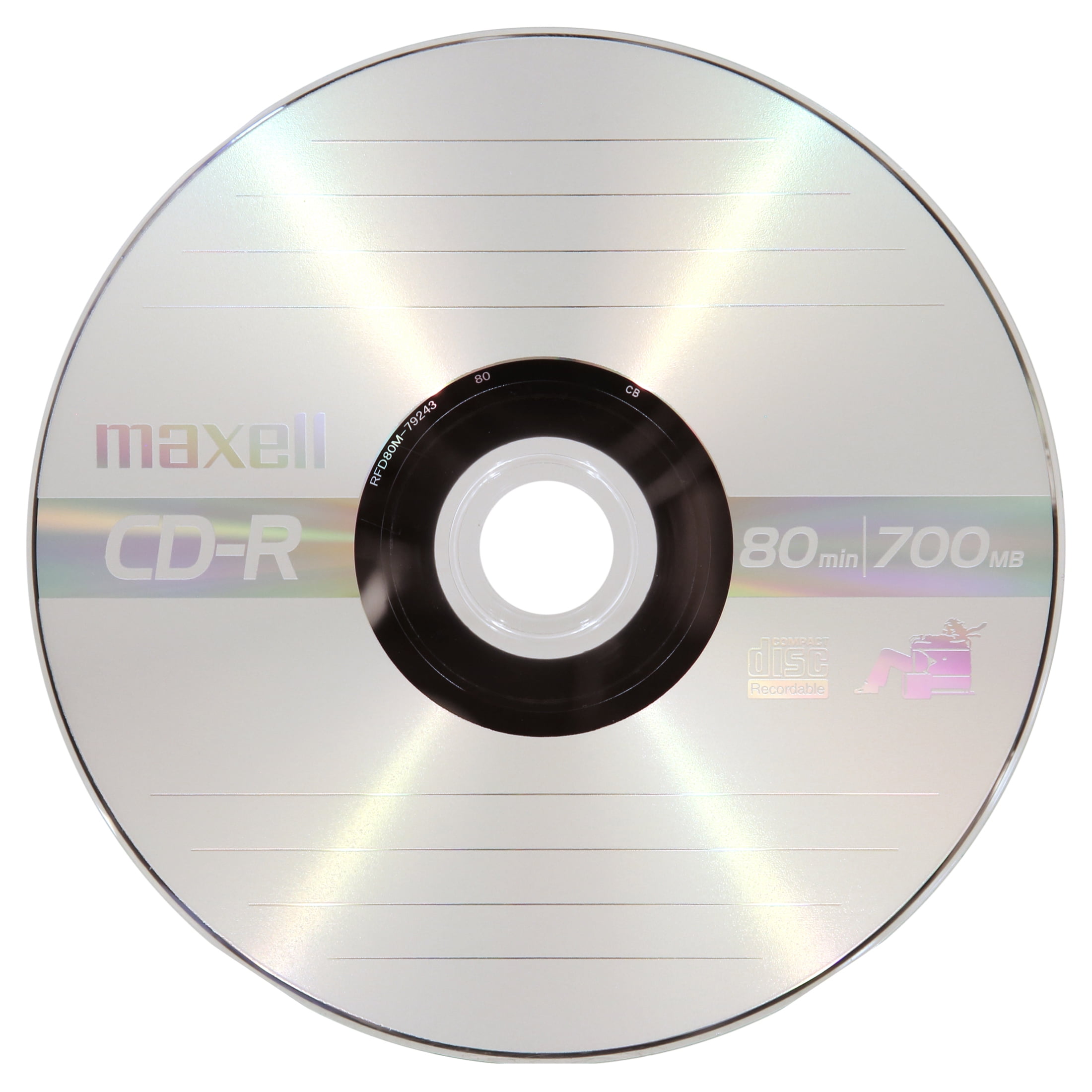 Free Shipping! Maxell CD-R 100PK Spindle 48x 700MB Recordable