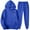 Blue, variant on Casual Sportswear Set, Jogging Sportswear Set, 2-Piece Set of Sportswear, Purple S
