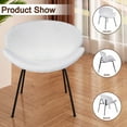 thumbnail image 6 of FAGAGA Accent Chair Set of 2 for Living Room, Modern Oversize Armless Chair with Metal Legs for Bedroom Waiting Room, Dining Chair, Accent Chair, Armless Chair | White, 6 of 10