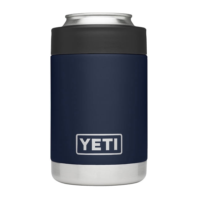 Colster YETI Rambler de acero inoxidable con aislamiento al vacío, color azul marino