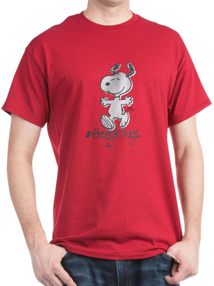 CafePress Snoopy Beagle Hugs Slim Fit TShirt 1587440876 