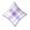 thumbnail image 2 of Purple-white Plaid Throw Pillow Covers Pillowcases 16 x 16 Inch Home Decor 2 Packs for Bedroom Sofa, 2 of 6