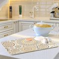 thumbnail image 2 of Mandala Ethnic Bohemian Ornament Dish Drying Mat for Kitchen Counter Absorbent Microfiber Drying Pad, Medium 16x18 in, Reversible Drainer Mats, 2 of 7