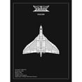 thumbnail image 3 of Rogan, Mark 15x18 Black Modern Framed Museum Art Print Titled - BP Avro Vulcan Black, 3 of 5