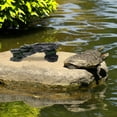 thumbnail image 5 of WHAMVOX Brown Resin Turtle Basking Platform and Reptile Hiding Cave Multi Functional Habitat Accessory, 5 of 5