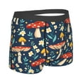 thumbnail image 3 of Kll Colorful Mushrooms Men'S Cotton Boxer Briefs Underwear-Medium, 3 of 9