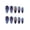 Blue Gradient Reindeer Snowflake, variant on Ku0Kaa 24 Pack Christmas Press On Nails, Burgundy Snowflake & Bow, Short Square Fake Nails, winter bow details, Festive Manicure for Christmas Parties, Photos, Daily Wear and Gifts