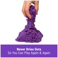 thumbnail image 3 of Play Sand Kinetic Sand Purple, 1,1 kg, para niños mayores de 3 años con bolsa, 3 of 9