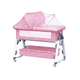 thumbnail image 1 of Cuna Corral Para Bebé Cuna Mecedora Plegable Con Mosquitero Rosa, 1 of 5