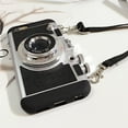 thumbnail image 3 of Tholdsy Vintage Camera Phone Case Modern 3D Vintage Style Camera Design Funda de silicona con correa larga Cuerda Compatible para 6 / 6s Teléfono y Comunicación No.8, 3 of 6