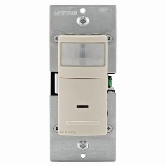 Lt Almond 1-Pole Wide View Motion Activated Light Cont