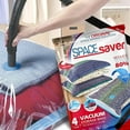 thumbnail image 5 of Spacesaver Premium Vacuum Storage Bags - 80% More Storage! Hand-Pump for Travel! Double-Zip Seal and Triple Seal Turbo-Valve for Max Space Saving! (Large, 4 Pack), 5 of 7