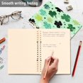 thumbnail image 5 of Wirebound Notebook Hardcover Spiral Notebooks Various Patterns Shamrocks, 60 Pages, 80 GSM, 5.7 x 8.3in, 5 of 7