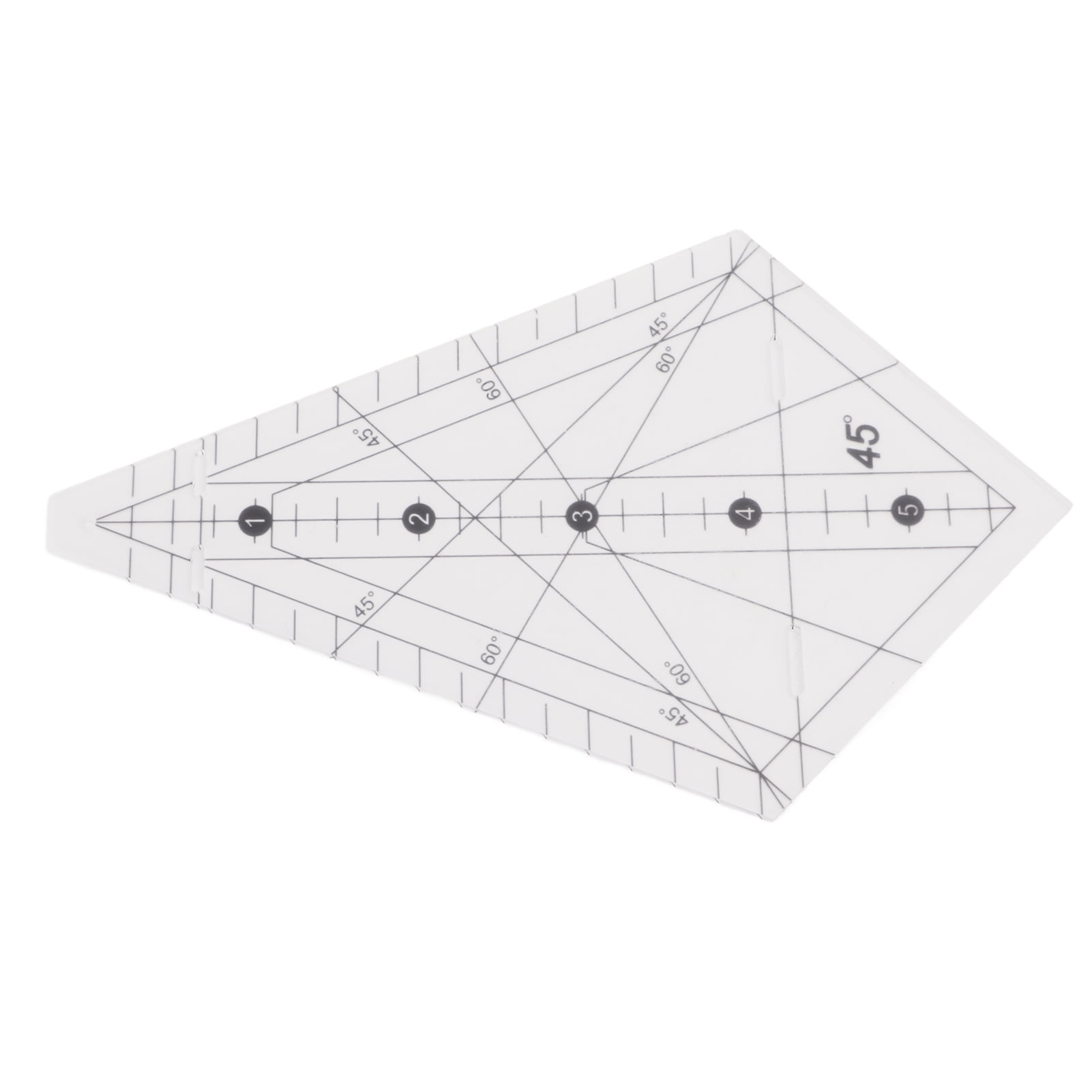 45 Degrees Sewing Ruler, Widely Used 45 Degrees Quilting Ruler Unique