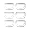 thumbnail image 3 of Double Wall Glass Espresso Tea Cups Extra Thick Glasses Set of 6 (2 oz.fl), 3 of 4