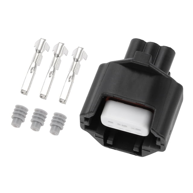 Conector de sensor de presión de aire acondicionado de 3 pines impermeable Unique Bargains para Subaru Forester 1 juego
