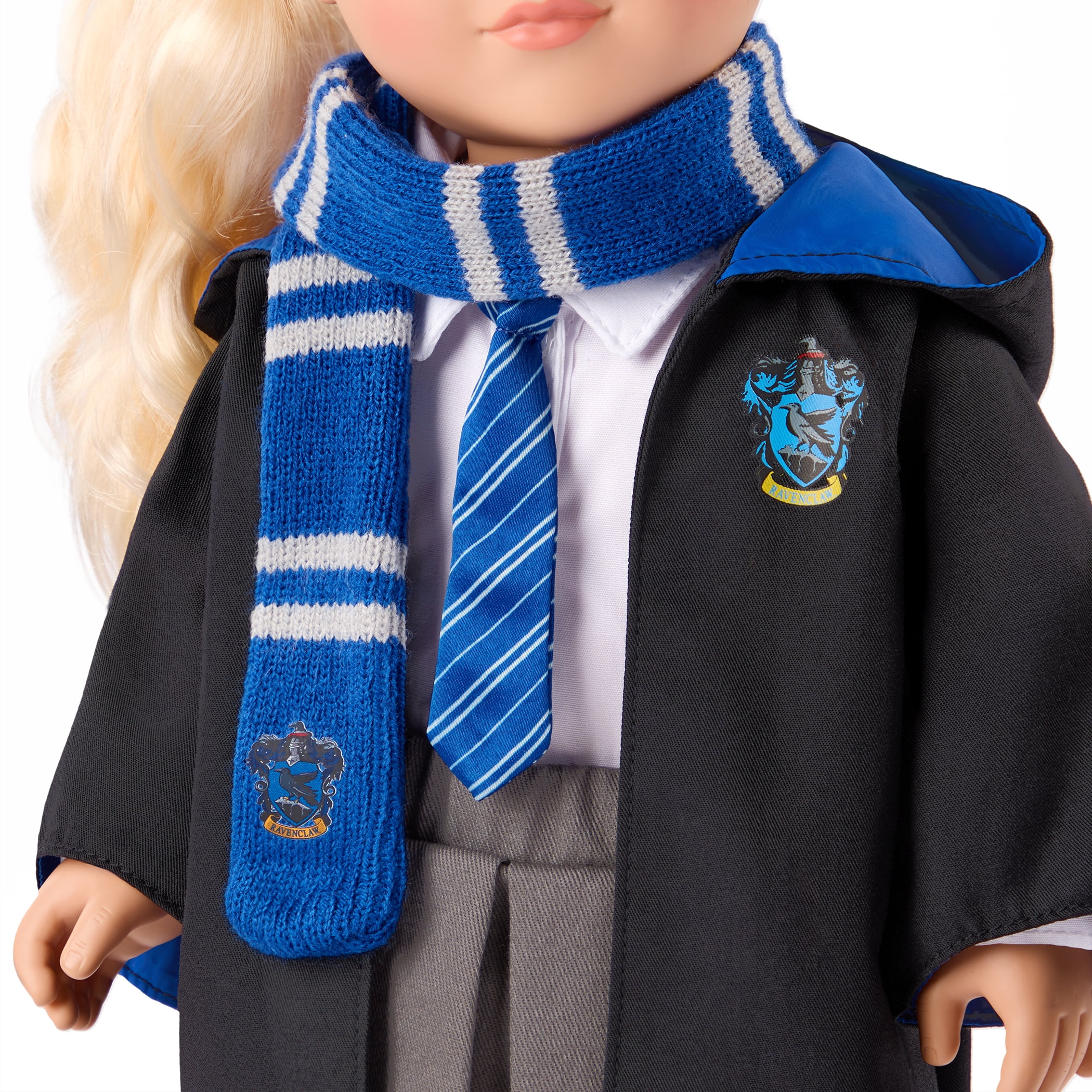 Harry Potter ™ Ravenclaw ™ School Uniform with Wand for 18inch Dolls Toys Kids 5 Years +  (图5)