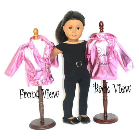 arianna pink ladies costume fits most 18 inch dolls