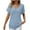 Light Blue-04, variant on Mittory Women's Summer Short Sleeve V-Neck Sweater Pullover Loose Fit Casual Lightweight Knit Sweaters Tunic Top