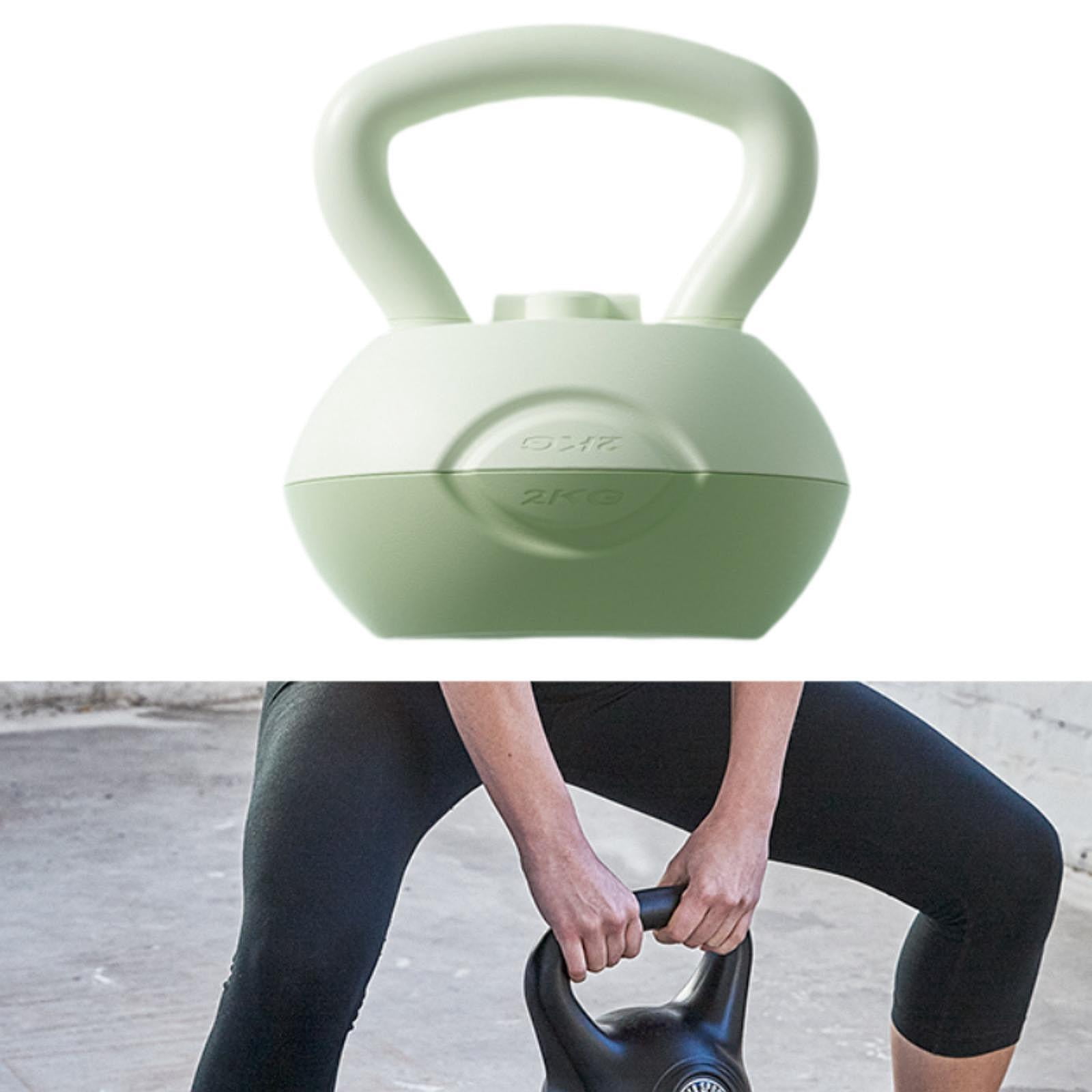 harayaa Water Filled Kettlebell Body Workout Ergonomic Household Exercise Kettlebell Green
