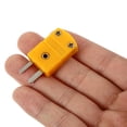 thumbnail image 5 of KAKOWELY 2 Pairs K Type Thermocouple Plug Socket Connector Male And Female Adapters For Precision Instrument Connection For Industrial And Laboratory Use,0.98X"X0.67"X0.39", 5 of 5