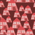 thumbnail image 1 of Ahgly Tapis d'Intérieur Lavable en Machine Carré Rouge, 8 Pieds Carré, 1 of 7