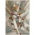 thumbnail image 5 of SAFAVIEH Porcello Harding Abstract Brush Strokes Runner Rug, Grey/Multi, 2'3" x 8', 5 of 6