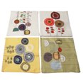thumbnail image 3 of Juego de 4 fundas de almohada con impresión digital hechas a mano de poliéster para dormitorio y sala de estar, 3 of 10