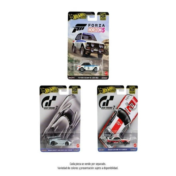 Vehículo de Colección Hot Wheels Collector Auto Cultura Pop Sorpresa Varios Modelos 1 pieza