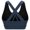 BU2, variant on Wang6 Womens High Support Sports Bras Plus Size Seamless Wireless Yoga Tops Cross Bandage Running Gym Fitness Cropped Tank Tops X_Blue XL